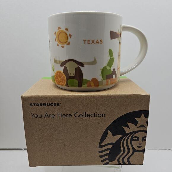Starbucks Other - STARBUCKS Mug TEXAS Ceramic Coffee Tea Cup You Are Here Collection YAH NEW